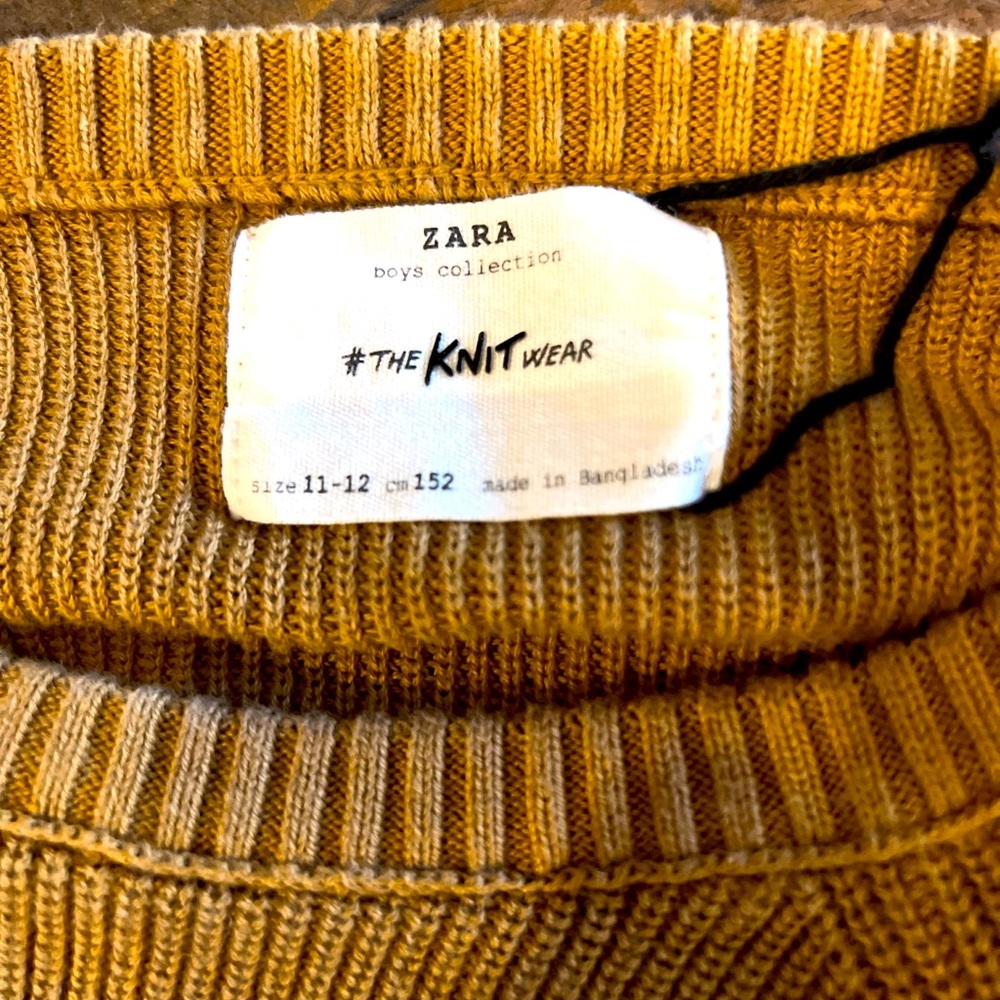 Boys Sweater 11-12 Zara
